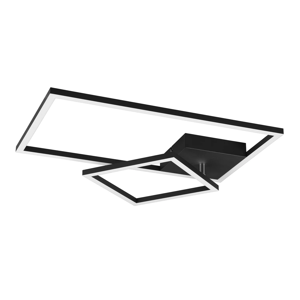 Černé stropní LED svítidlo 25W PADELLA
