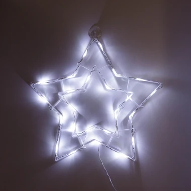 Závěsná vánoční dekorace LED bílá MIX