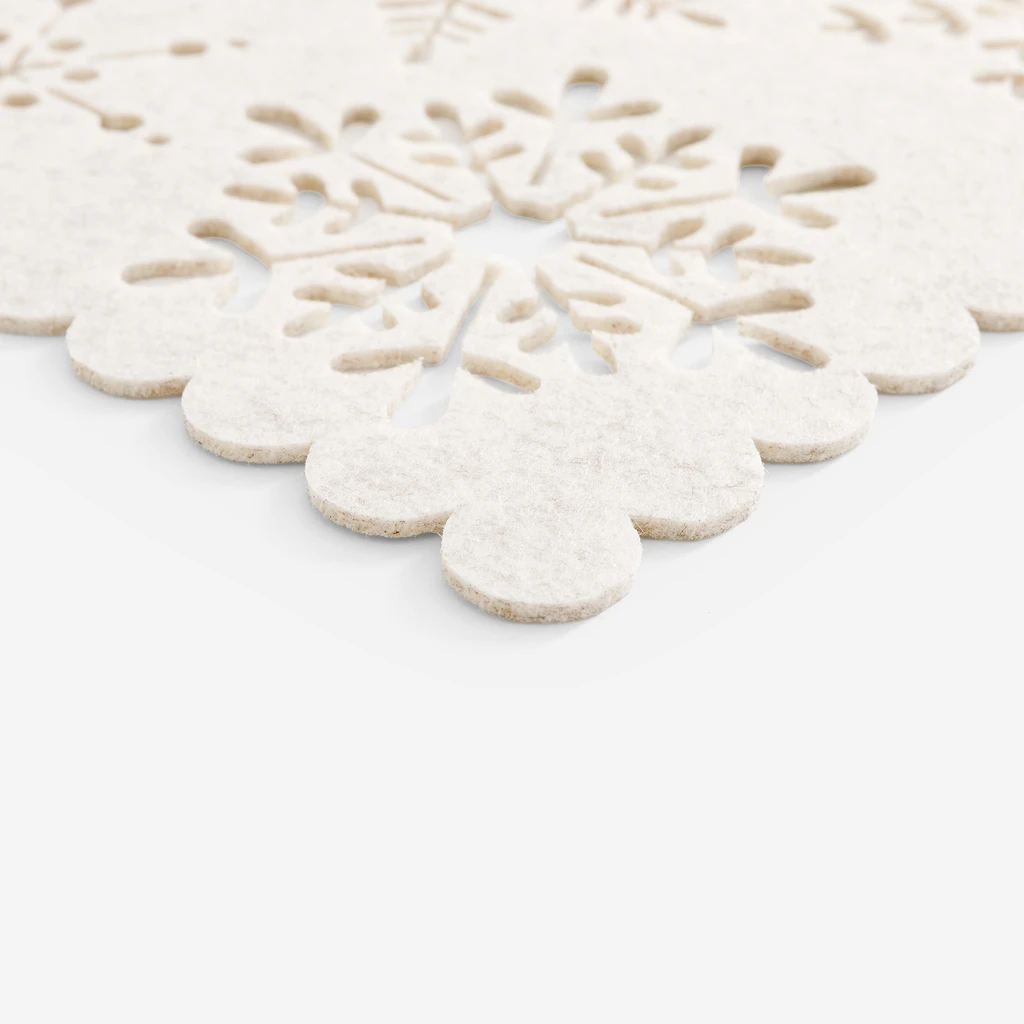 Podložka na stůl béžová sváteční 40x32,5 cm