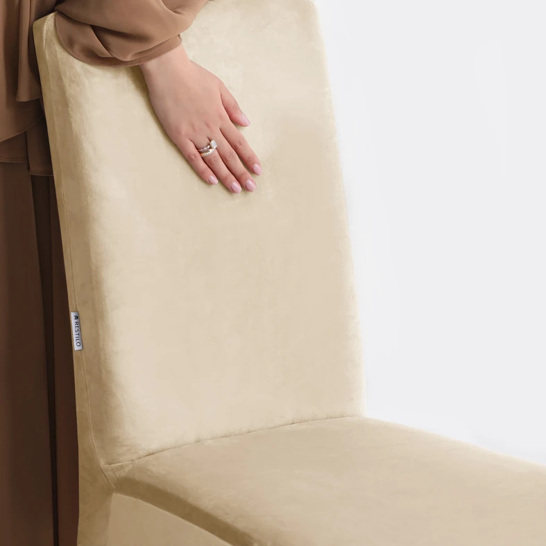 Zdjęcie pokrowca. Zbliżenie. Widać fakturę materiału.