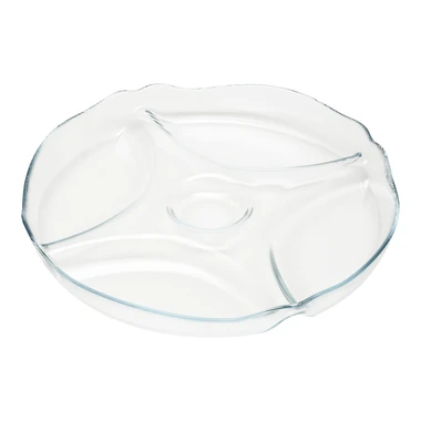 Dělený skleněný tác PATISSERIE PASABAHCE 30 cm