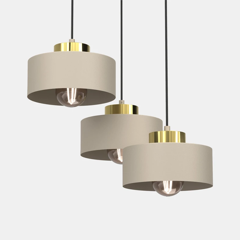 Oprawa lampy MARTI III jest przystosowana na 3 żarówki LED E27 o mocy maksymalnej 15W.