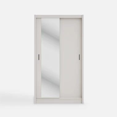 Šatní skříň se zrcadlem NESS 120 cm kašmír