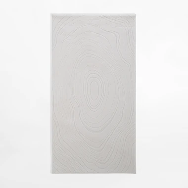 Krémový moderní koberec ACTION, 80x150 cm