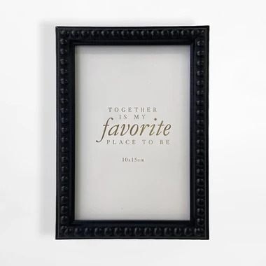 Černý fotorámeček 10x15 cm