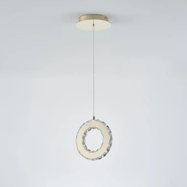 Závěsné LED svítidlo kruh GIRONA zlaté