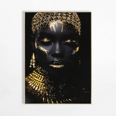 Obraz na plátně glamour AFRIKA ŽENA I 62x92 cm
