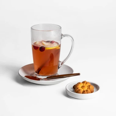 Hrnek s podšálkem a víčkem ALEX 400 ml