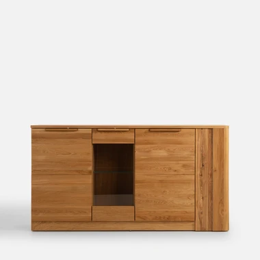 Třídveřová komoda s osvětlením LONDON.