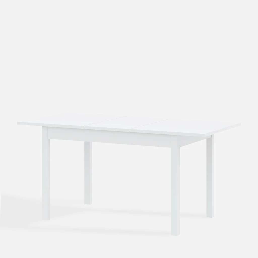 Rozkládací stůl UNO bílý 120-160 cm