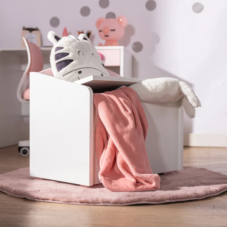 Růžová truhla na hračky TOP BABY