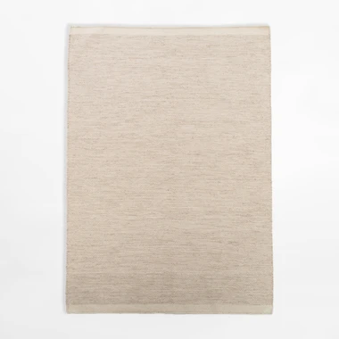 Vlněný koberec GOTTI, stříbrno-bežový, 120x170 cm