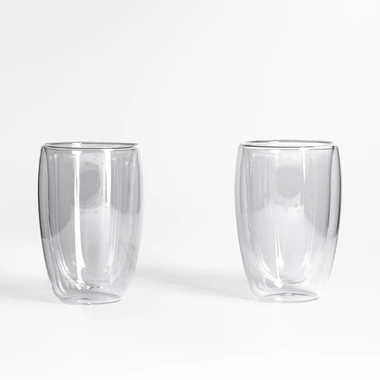 Sada dvoustěnných termosklenic 400 ml, 2 ks