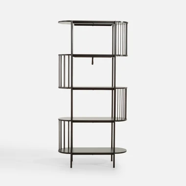 Kovový regál HEMDE 172 cm