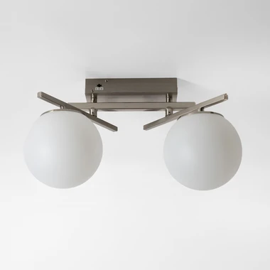 LED stropní svítidlo 2 stínidla koule NEBULA