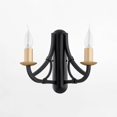 Černo-zlaté nástěnné svítidlo LORENZO