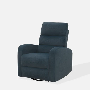 Zelené křeslo s relaxační funkcí SWELL