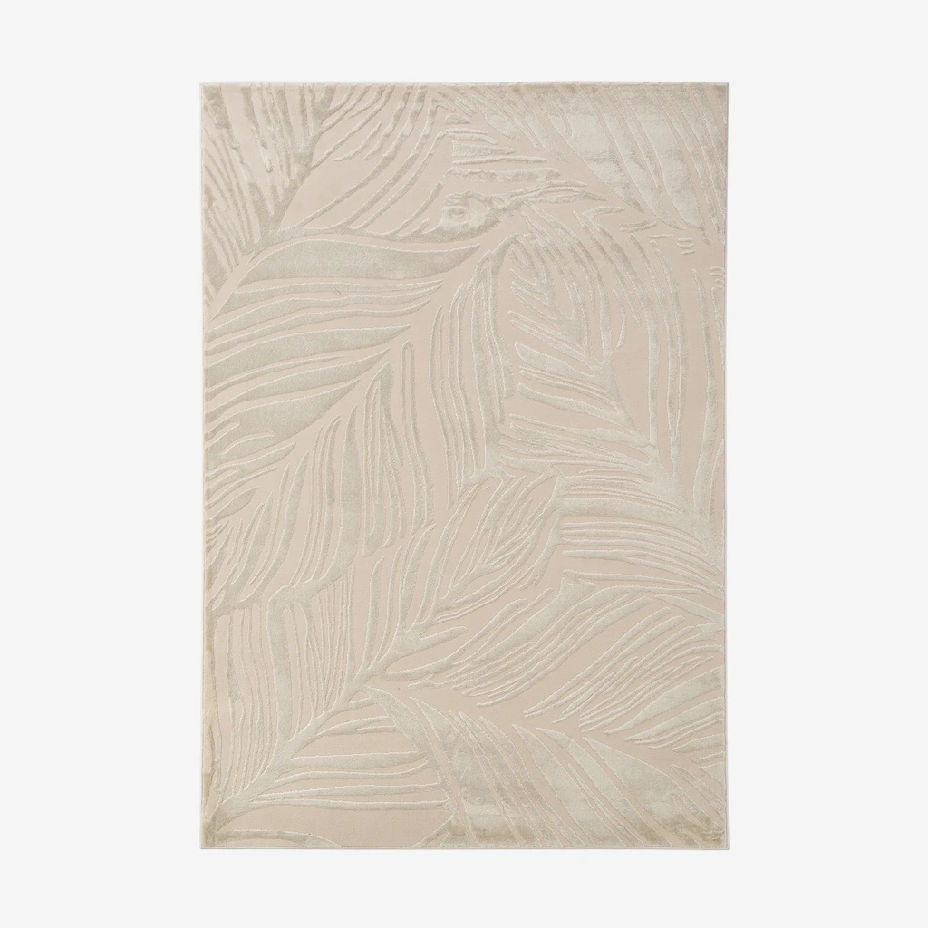 Koberec s motivem listů BUTIQUE béřový 120x170 cm