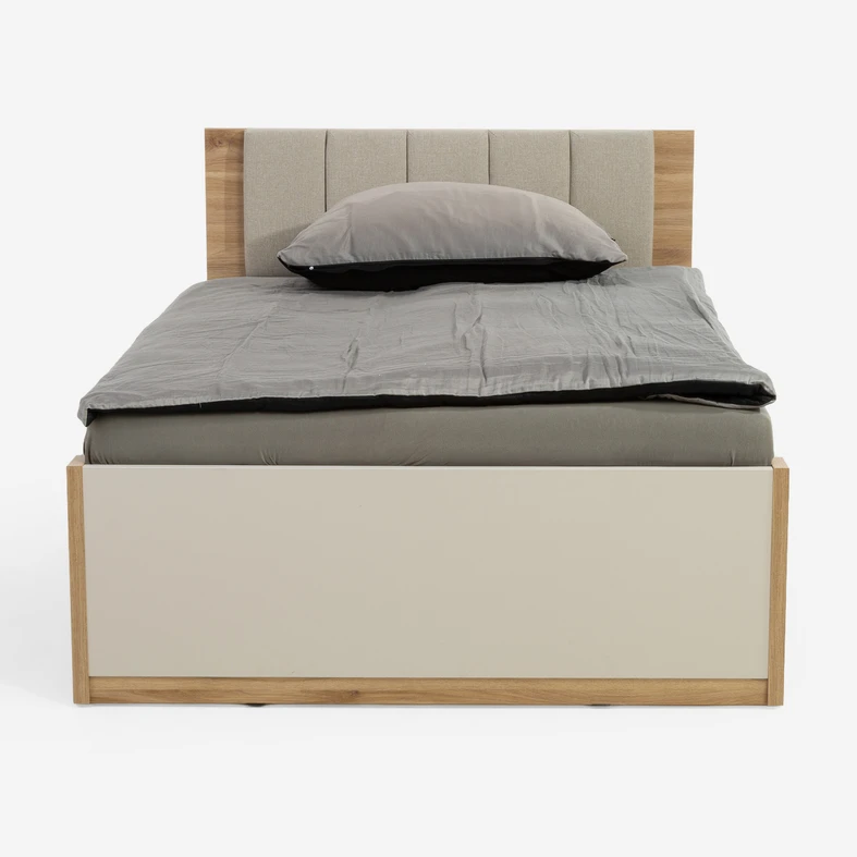 Postel s úložným prostorem a roštem OAK SQUERE 120x200.
