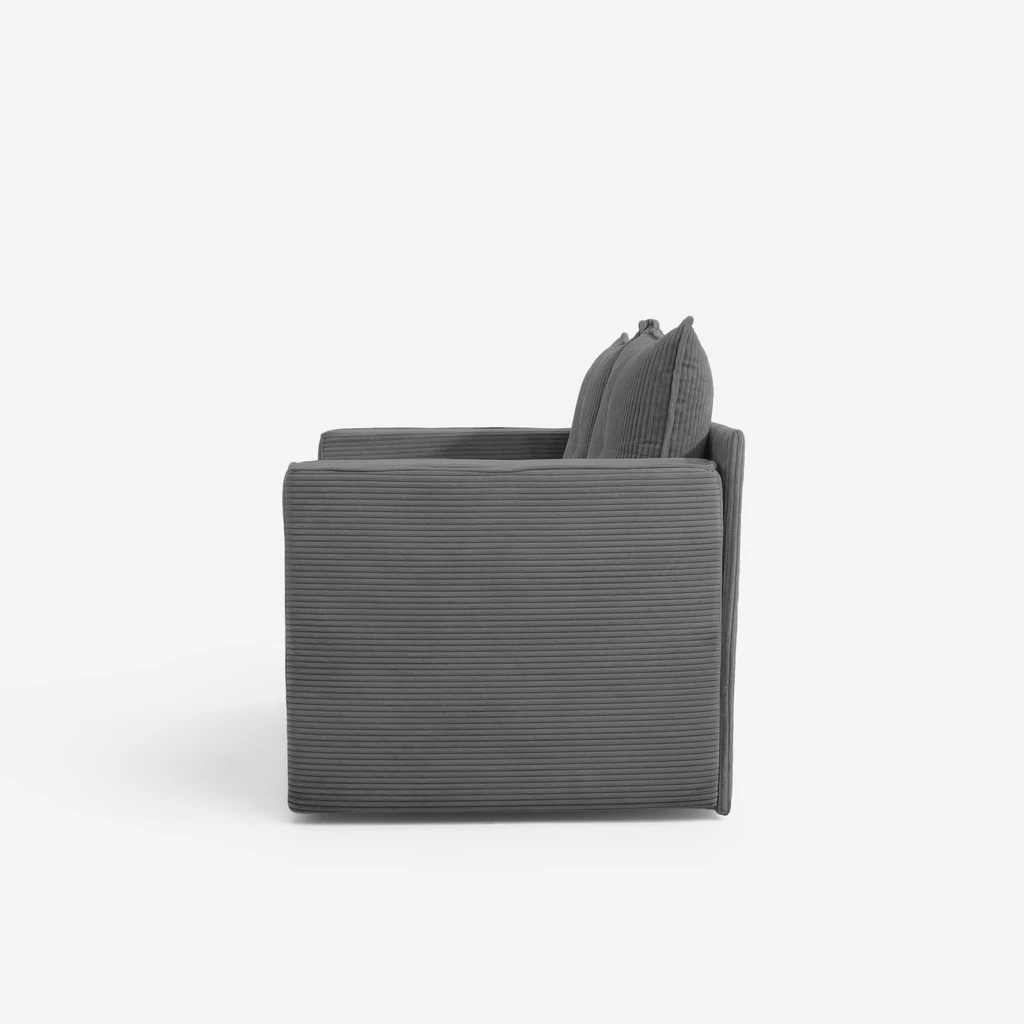 Usiądź, oprzyj się o poduchy i pozwól, by sofa LUSO wprowadziła Cię w stan błogiego relaksu.