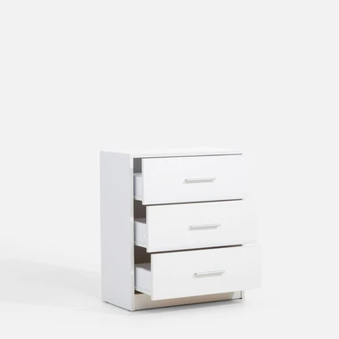 Komoda se 3 zásuvkami JOTA bílá