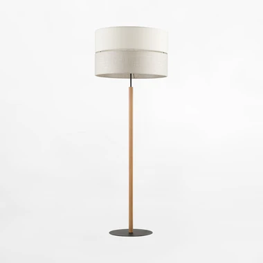Šedá stojací lampa ECO