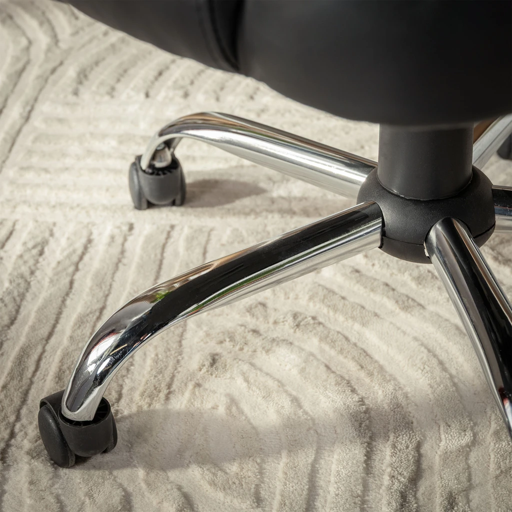 Fotel biurowy z ekoskóry UTVIK Kancelářská židle z ekokůže UTVIK