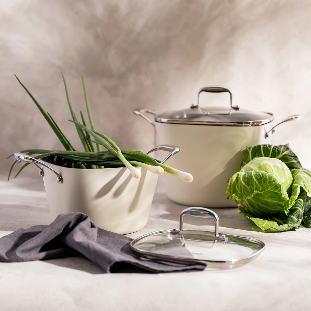 Bílý hrnec na indukci QUADRATO 3,5 l