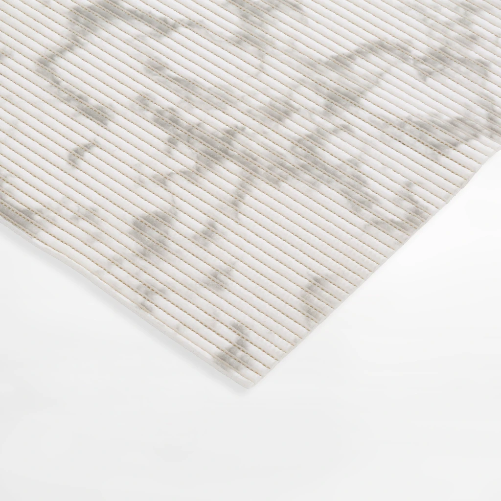 Koupelnová předložka CANARIA, bílá-šedá, 65x150 cm