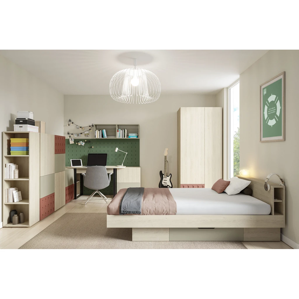 Skříň 2-dveřová s šuplíkem SALSA