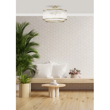 Stropní svítidlo zlatá SERGIO 50 cm