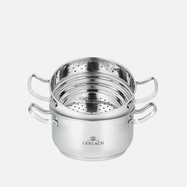 Sada 4 hrnců z nerezové oceli SIMPLE 9 dílů