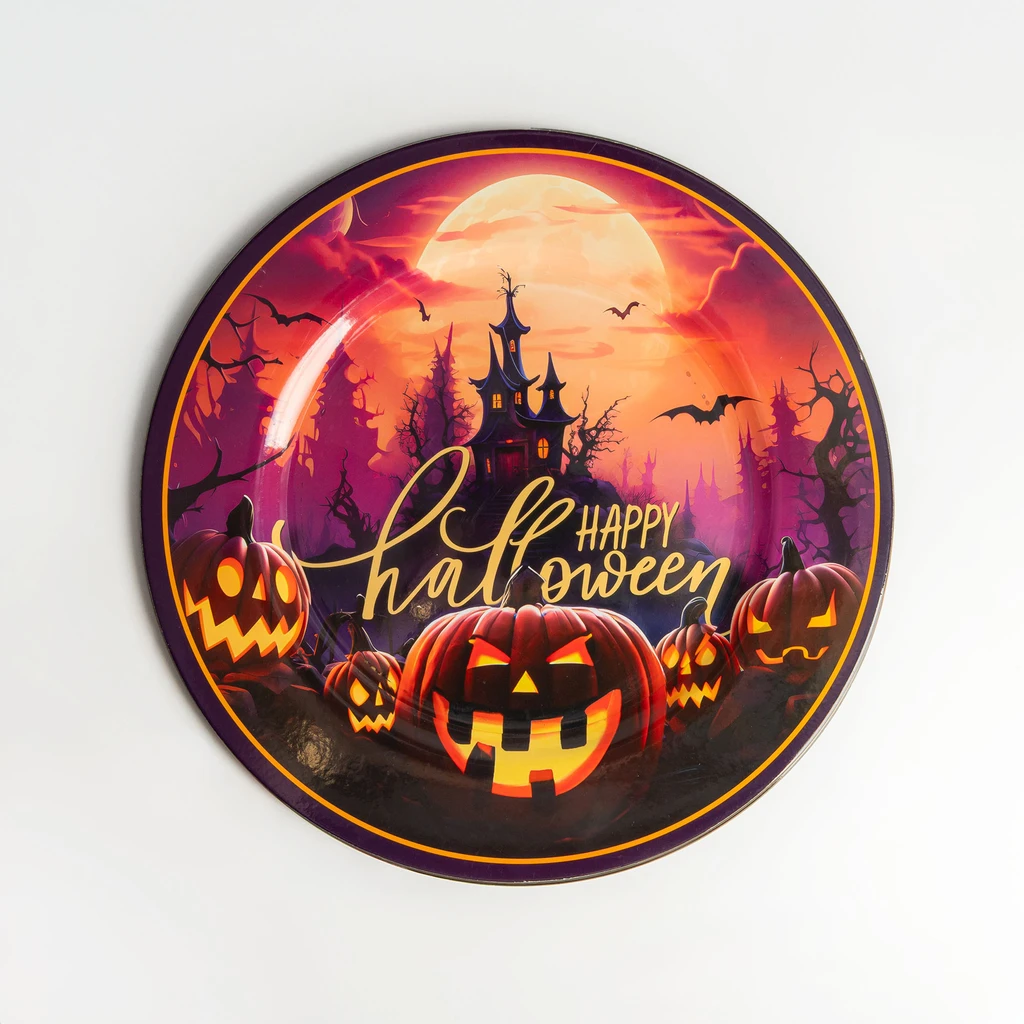 Halloweenský podtalíř 33 cm MIX