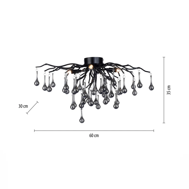 ICICLE ma 60 cm średnicy i 35 wysokości.