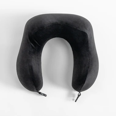 Cestovní polštář černý 30x27x10 cm