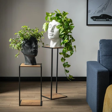 Stojan na květináče ve stylu loft AMIENS 75 cm