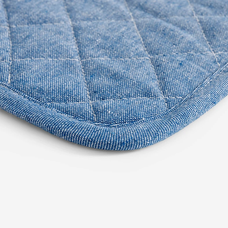 Kuchyňská chňapka s podložkou JEANS COLLECTION modrá.