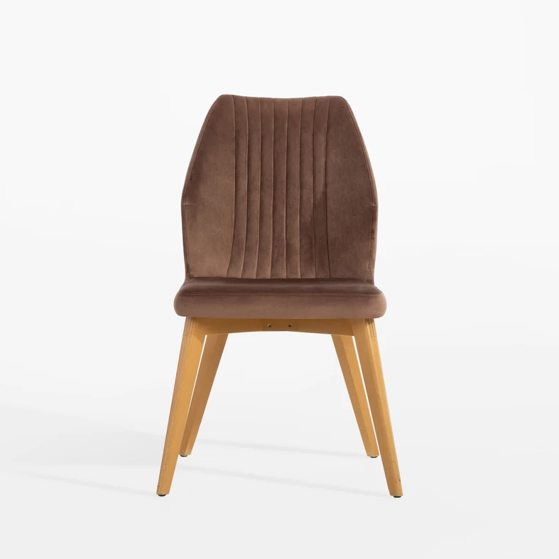 Hnědá čalouněná židle SIENNE