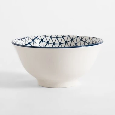 Porcelánová miska ALORA bílo-modrá 650 ml