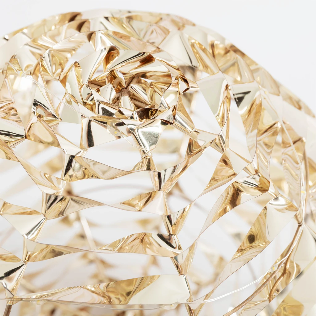 Dekorace LED zlatá koule, 25 cm