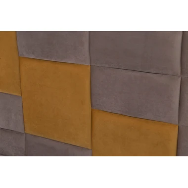 Opěrka hlavy pro postel FIBI 140x90, ořechová