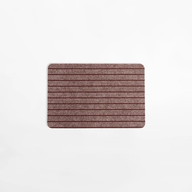 Rohožka na boty STRIPES, hnědá, 40x60 cm