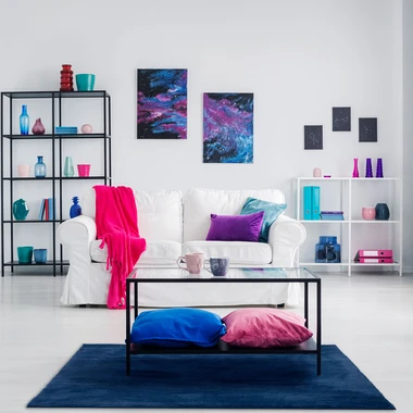 Koberec PULY 80x150 cm, tmavě modrý