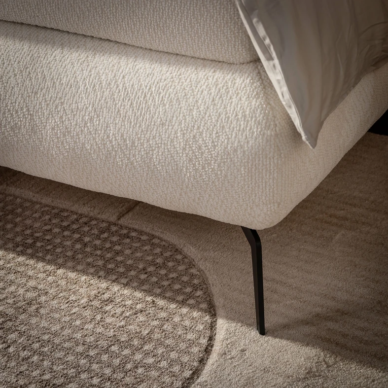 Postel boxspring VALO bílá 140x200