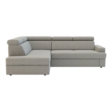 Rohová sedačka šedá COMO, levá