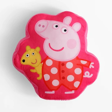 Mazlící polštář PRASÁTKO PEPPA 40x38 cm
