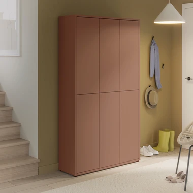 Šestidveřový botník ALICE SPRINGS terakota