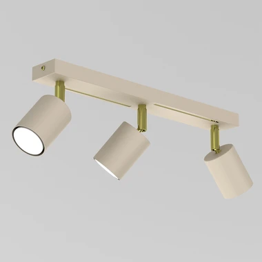 Béžovo-zlatá tříbodová světelná lišta STRIPER