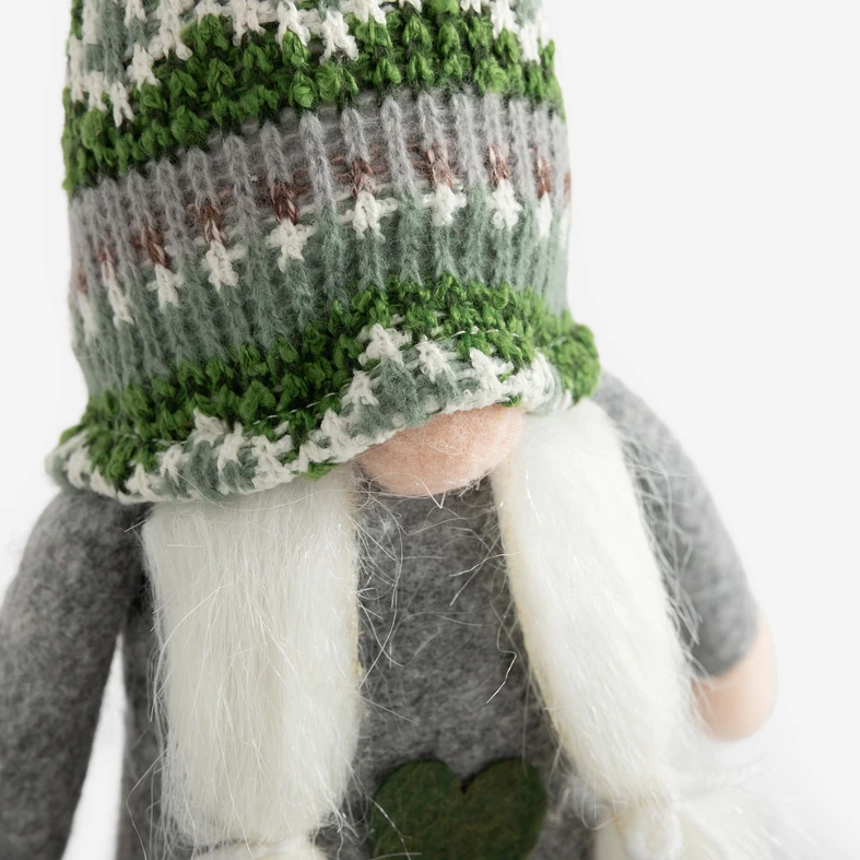 Dekorace SKŘÍTEK dívka zelená 35 cm