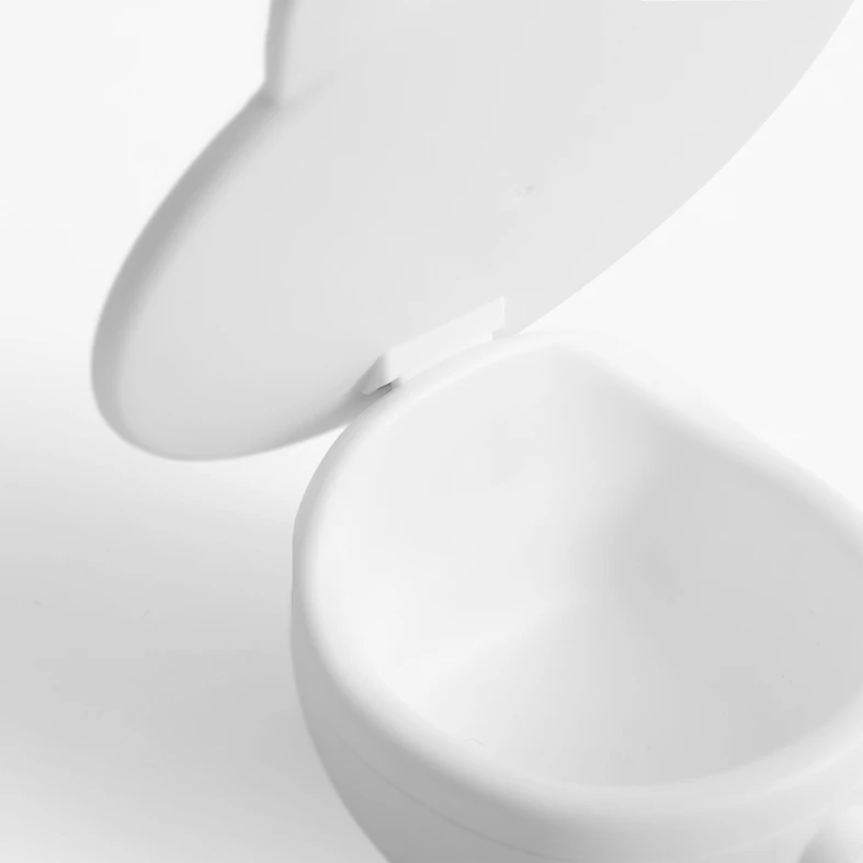 Bílé kosmetické zrcátko